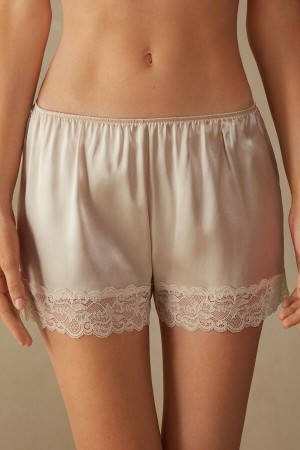 Intimissimi Silk Shorts Natural | NLIIZ61071